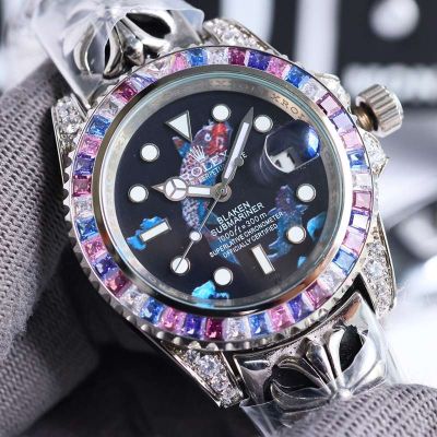 ROLEX Submariner Water Ghost Natural Zircon Inlay 40MM Watch